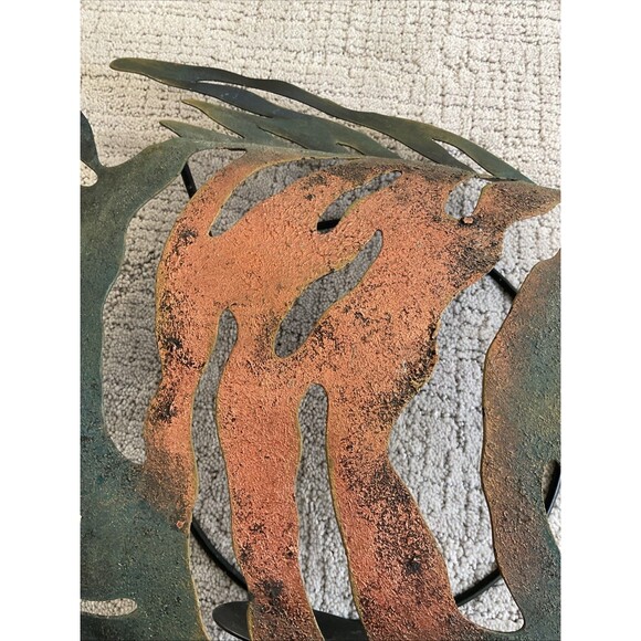 Large Metal Fish Sculpture From Cabo. With Candle Holder. Hanging - Picture 16 of 16